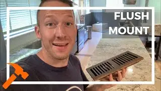 How To Retrofit Flush Mount Floor Registers (Red Oak Hardwood Floors)