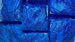 Fresh Gymchalk topped with Glitter Paste | Oddly Satisfying @asmrlove12