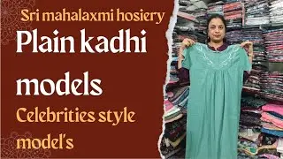 M size spun designer nighties plain khadi crush spun nighties new pattern with celebraties models