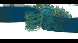 Massively Parallel Navier-Stokes Solver for Breaking Waves