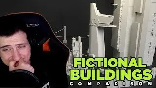 Hellyeahplay смотрит: Fictional BUILDINGS Size Comparison