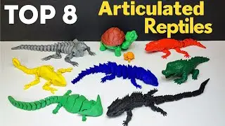 Top 8 Articulated Reptiles to 3D Print_S2 |3D Printable Animal Toys