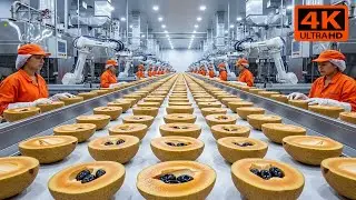 Inside A Modern Sapodilla to Sweet Desserts Factory: Delicious Production (Full Process)