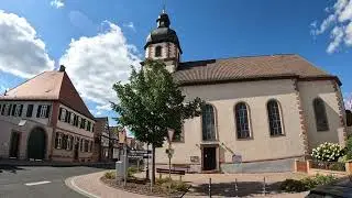 D: Stockstadt a. Main. Unterfranken. Eindr&uuml;cke aus der Ortsmitte. August 2025