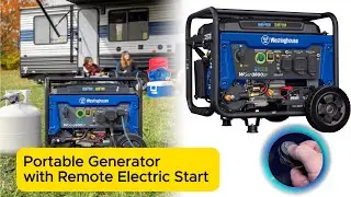Outdoor Power 4650 Peak Watt Dual Fuel Portable Generator, Remote Electric Start with Auto Choke