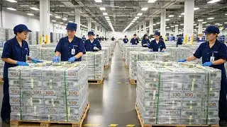 You&rsquo;ve Never Seen how US DOLLAR bills Are Made Like This