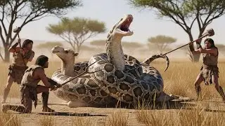 Life 2.6 Million Years Ago | How Homo habilis Saved a Camel from a Giant python