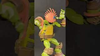 Never underestimate Mikey when in Dimension X #stopmotion  #tmnt #tmnt2012 #michelangelo #fypage
