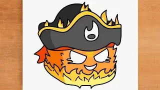 How to draw Flame Blox Fruits