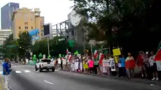 PMOI Protest in front of CNN Center Atlanta, GA June 28,2009