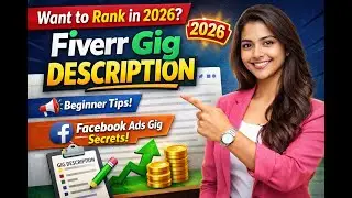 How to Write Amazing & Creative Fiverr Gig Description 2026 Bangla | Gig for Beginners| Facebook Ads