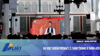 UAS Beri Tausiah Peringati 21 Tahun Tsunami di Banda Aceh