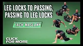 Leg Locks to Passing and Passing to Leg Locks - NEW DVD