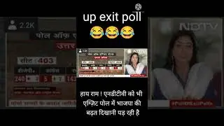 UP EXIT POLL 😂😂 #shorts #upelection2022