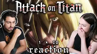 Атака титанов. Эпизод 20. РЕАКЦИЯ! | 1x20