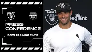 Jimmy Garoppolo, Davante Adams, Maxx Crosby & Marcus Epps Presser 7.26.23 | Raiders | NFL