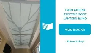 Twin Athena Electric Roof Lantern Blinds