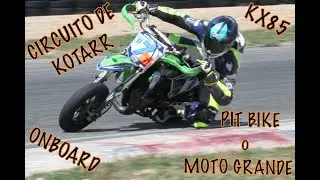 Conociendo el circuito de Kotarr con la pit-bike KX85, ¿quieres verlo?