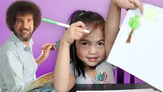 SELAH Followed a Bob Ross Tutorial!!