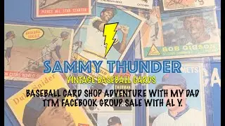 Baseball Card Shops -  Adventure With My Dad & TTM from Facebook Group Deal with Al Y!