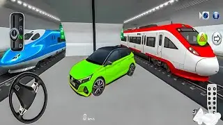 This New Driving Simulator is UNREAL 🔥Blue Train or Red Train&mdash;Which one is faster🚆#Gaming#TrainVsCar