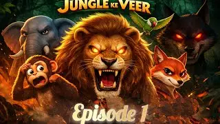 Jungle Ke Veer &ndash; Episode 1 | The Dark Shadow Rises 🦁🔥 | 3D Cartoon Jungle Story