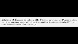 Ejercicios: Procesos de Poisson