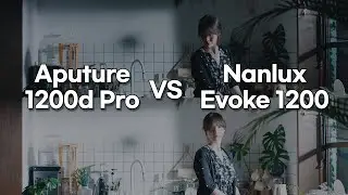 Aputure 1200d Pro VS Nanlux Evoke 1200, compare the lighting