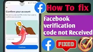 How to Fix Facebook Login Code Not Coming (SMS/Email) | Facebook Verification Cod Tech Solution Pro