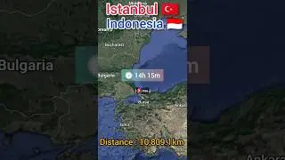 Istanbul to Denpasar flight Route ✈️ || Turkey 🇹🇷 to Indonesia 🇮🇩 ||
