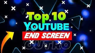 Top 10 youtube endscreen/outro templates free download 🔥 no copyright #outro #endscreen