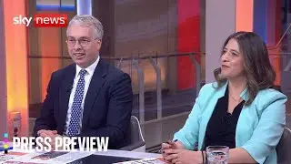 Пресс-релиз Sky News | Себастьян Пейн и Рэйчел Канклифф | Четверг, 25 сентября 2025 г.