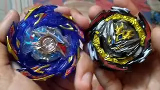 Beyblade Burst Volcano Helios vs Dynamite Belial