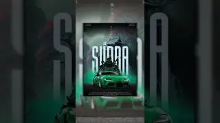 turning a random photo into poster using canva#canva#canvapro #posterdesign#graphicdesign #carposter