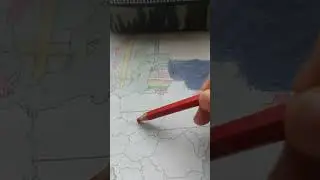 Drawing Poland and Ukraine on my Europe map #ukraine #poland #kaliningrad #crimea #stopwar