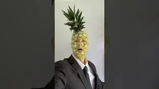 M3GAN got my pineapple!! 😱🦾 #shorts