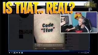 Tfue REACTS to a Fan Getting a TATTOO of His Support a Creator Code!