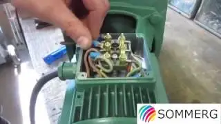 Three-phase self-priming pump - cable assembly