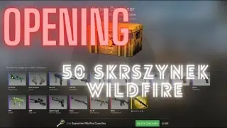 Otworzyłem 50 skrzynek Wildfire! [CS2 Opening] #cs2 #opening #cs2opening #cs2case #cs2caseopeninng
