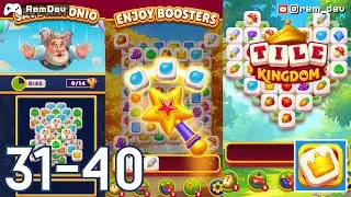 Tile Kingdom Level 31-40 &ndash; A Must-Play Tile Match Puzzle Game for Mahjong Fans!