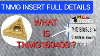 TNMG160408 CNC insert full details #cncinsert #TNMG160408 #cnc #tnmg #tnmginsert 
