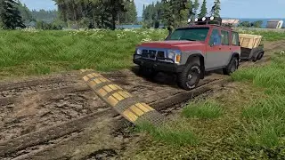Cars vs Speed bumps Compilation # 323 BeamNG.drive | BeamNG-Cars TV live 8
