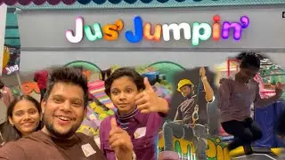 Jus Jumpin | Trampoline Park 🔥 | Kolkata | Birthday Fun | Amazing Experience @jusjumpin