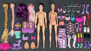 13 Minutes Satisfying with Unboxing Barbie Family Playset, Doll Dressup Set Toys ASMR | Review Toys 