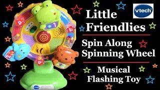 V-tech Little Friendliest Sing Along Spinning Wheel Musical Flashing Toy