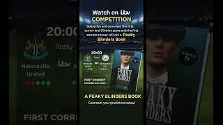 ⚽ WIN A PEAKY BLINDERS BOOK! Newcastle v Manchester City LIVE on ITV &ndash; Predict & Win Tonight