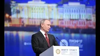 Vladimir Putin. St Petersburg International Economic Forum plenary meeting
