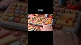 Sand + Fabric + Earth Keys ASMR 🏖️🧵🌍