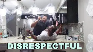 DISRESPECTFUL FOOD PRANK ON EM AND VON