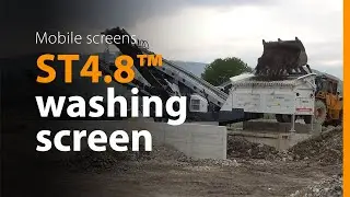 Metso Lokotrack&reg; ST4.8&trade; washing screen